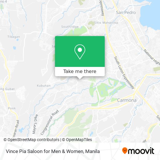 Vince Pia Saloon for Men & Women map