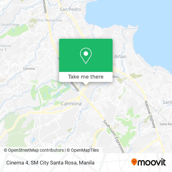 Cinema 4, SM City Santa Rosa map