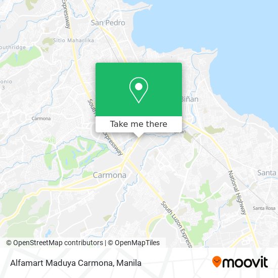 Alfamart Maduya Carmona map