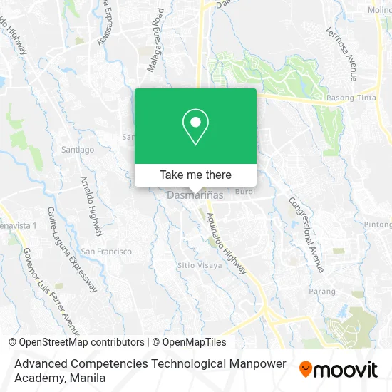 Advanced Competencies Technological Manpower Academy map