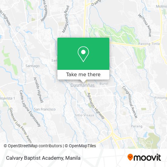 Calvary Baptist Academy map