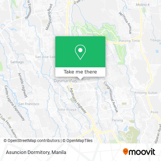 Asuncion Dormitory map