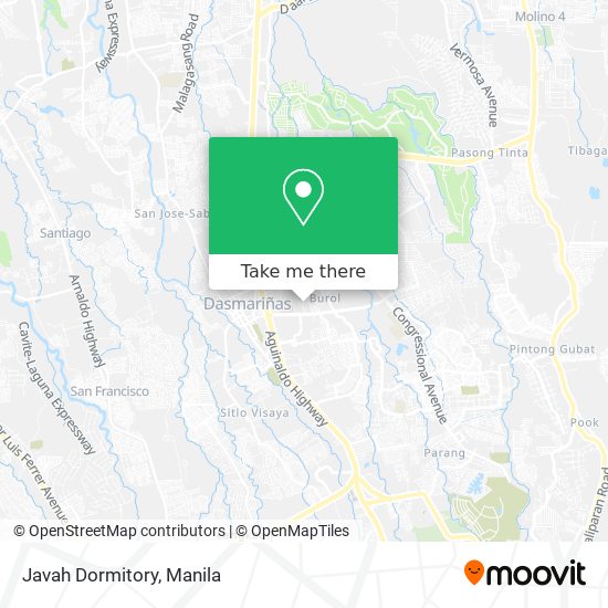 Javah Dormitory map