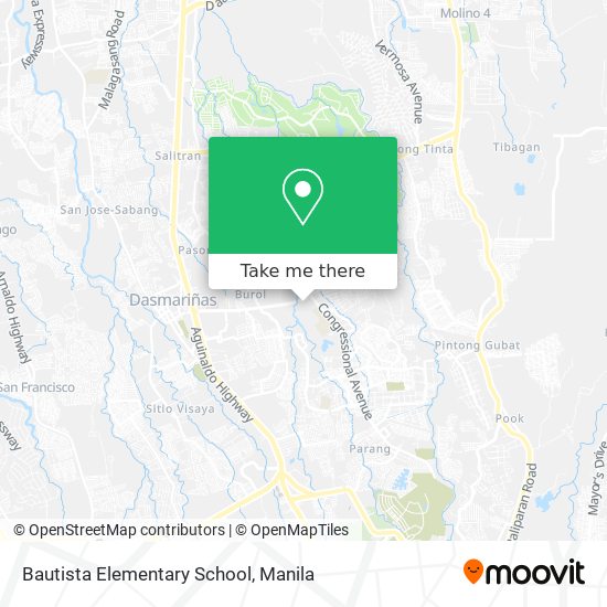 Bautista Elementary School map