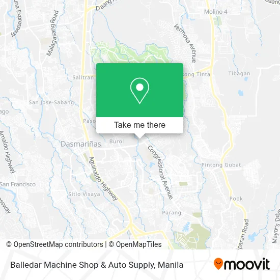 Balledar Machine Shop & Auto Supply map