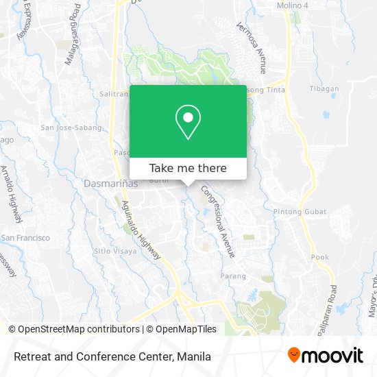 Retreat and Conference Center map