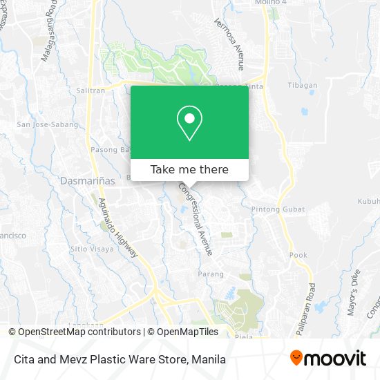 Cita and Mevz Plastic Ware Store map