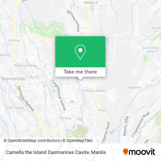 Camella the Island Dasmarinas Cavite map