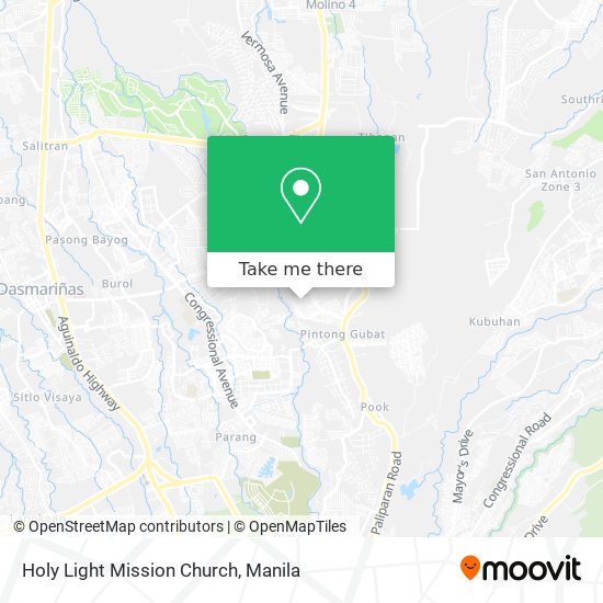 Holy Light Mission Church map