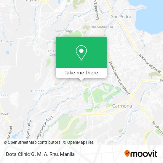 Dots Clinic G. M. A. Rhu map