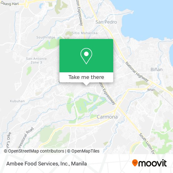 Ambee Food Services, Inc. map