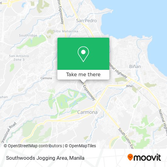 Southwoods Jogging Area map