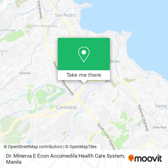 Dr. Minerva E Econ Accumedila Health Care System map