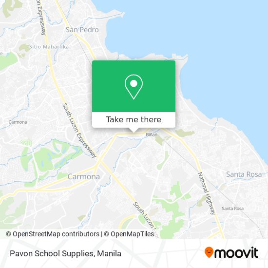 Pavon School Supplies map