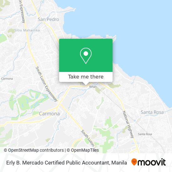 Erly B. Mercado Certified Public Accountant map