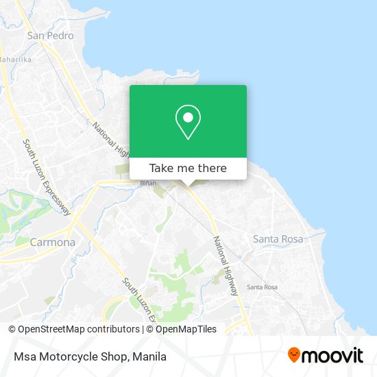 Msa Motorcycle Shop map