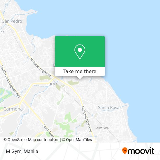 M Gym map