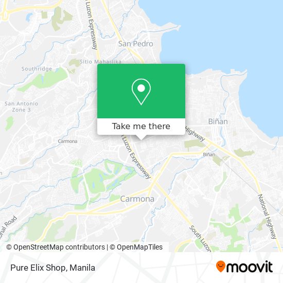 Pure Elix Shop map