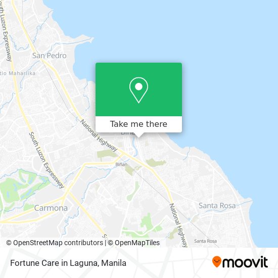 Fortune Care in Laguna map