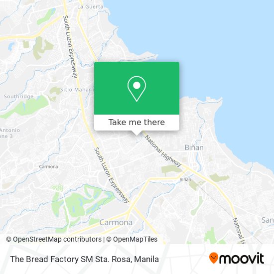 The Bread Factory SM Sta. Rosa map