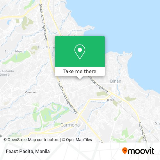 Feast Pacita map