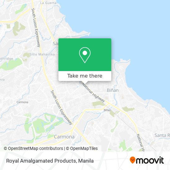 Royal Amalgamated Products map