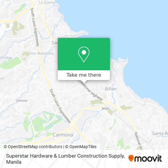 Superstar Hardware & Lumber Construction Supply map