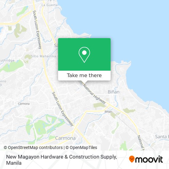 New Magayon Hardware & Construction Supply map