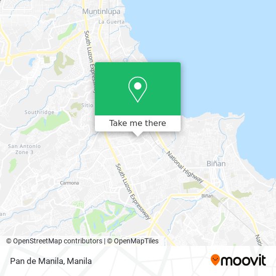 Pan de Manila map