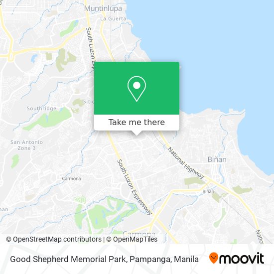 Good Shepherd Memorial Park, Pampanga map
