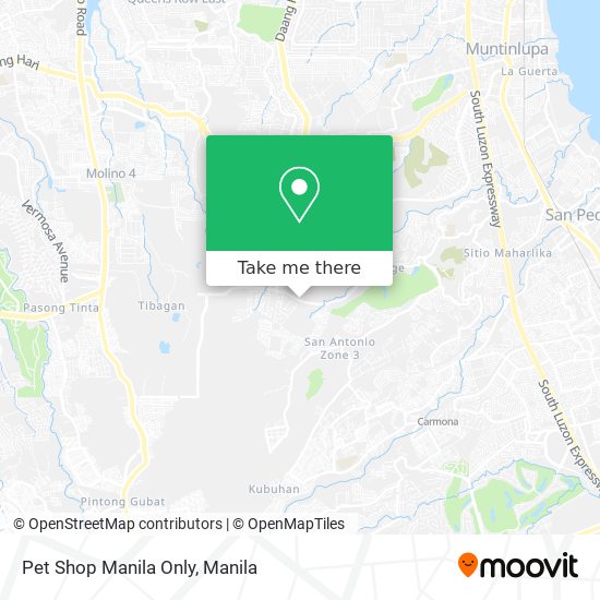 Pet Shop Manila Only map