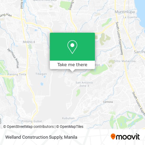 Welland Construction Supply map