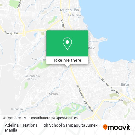 Adelina 1 National High School Sampaguita Annex map