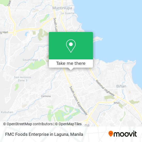 FMC Foods Enterprise in Laguna map