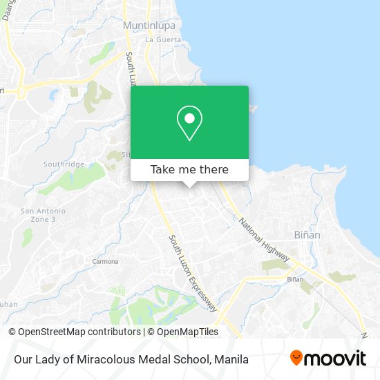 Our Lady of Miracolous Medal School map