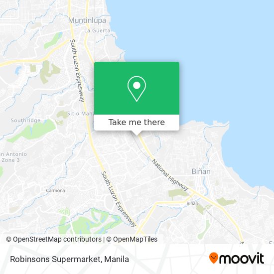 Robinsons Supermarket map