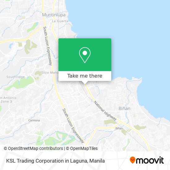 KSL Trading Corporation in Laguna map