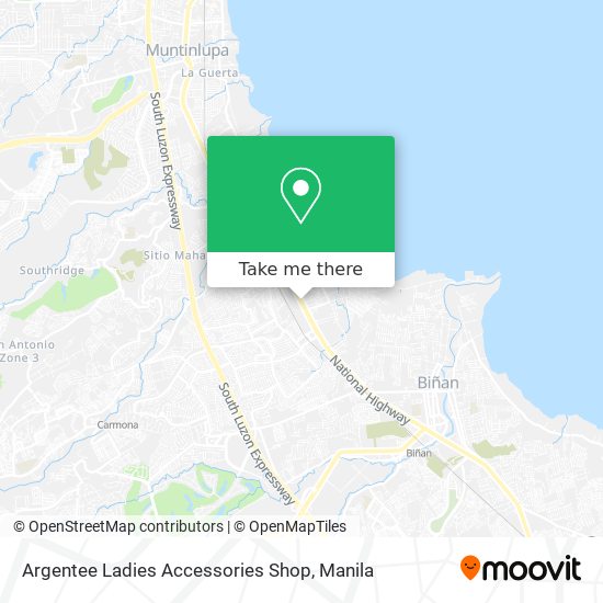 Argentee Ladies Accessories Shop map