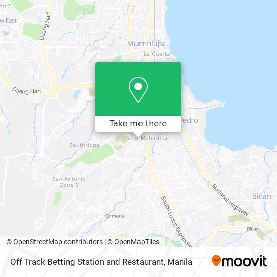 Off Track Betting Station and Restaurant map