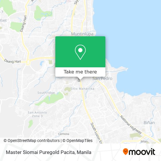 Master Siomai Puregold Pacita map