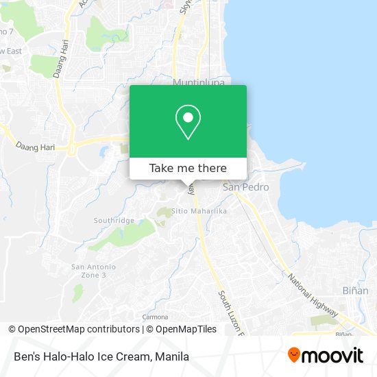 Ben's Halo-Halo Ice Cream map