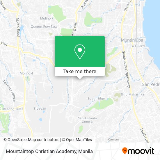 Mountaintop Christian Academy map