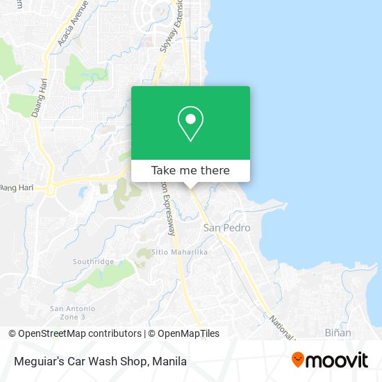 Meguiar's Car Wash Shop map