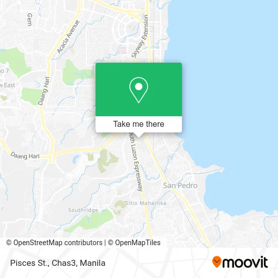 Pisces St., Chas3 map