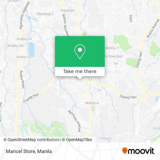 Maricel Store map