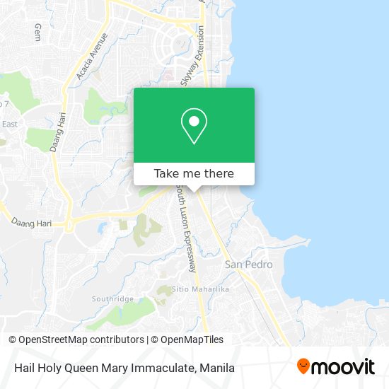 Hail Holy Queen Mary Immaculate map