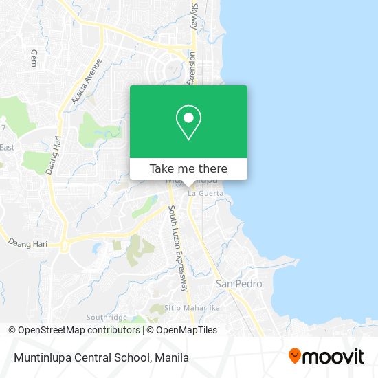 Muntinlupa Central School map