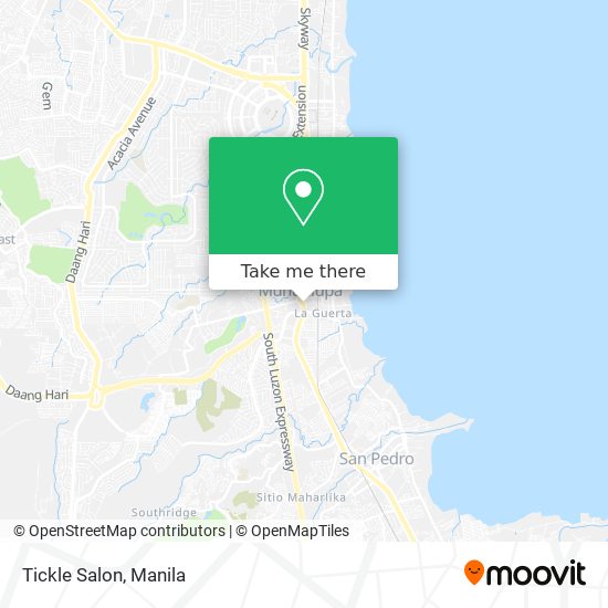 Tickle Salon map