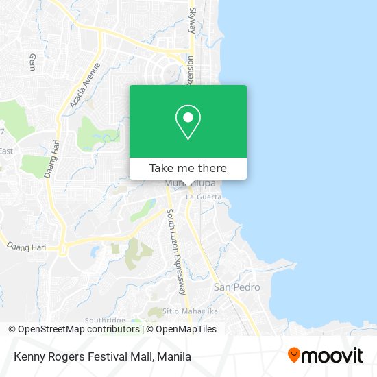 Kenny Rogers Festival Mall map