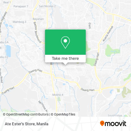 Ate Ester's Store map